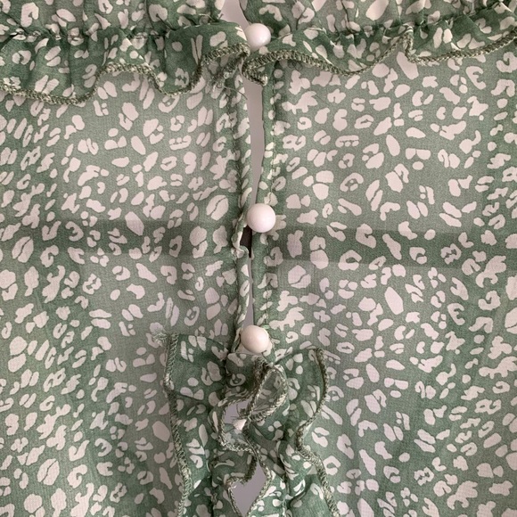 L-LA V Neck Mini Dress Sz S - Picture 9 of 10